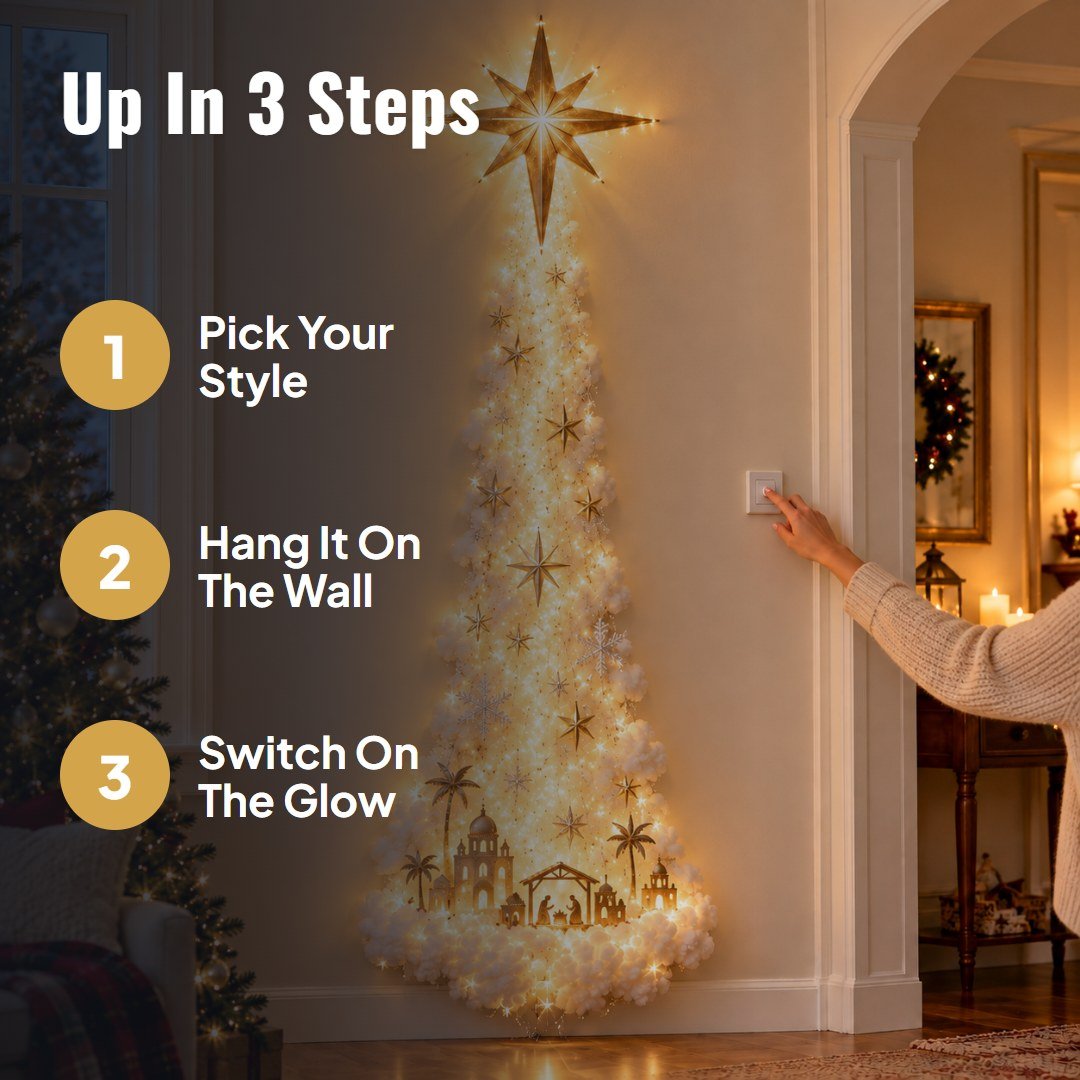 Noella™ Christmas Wall Light - Hartwella