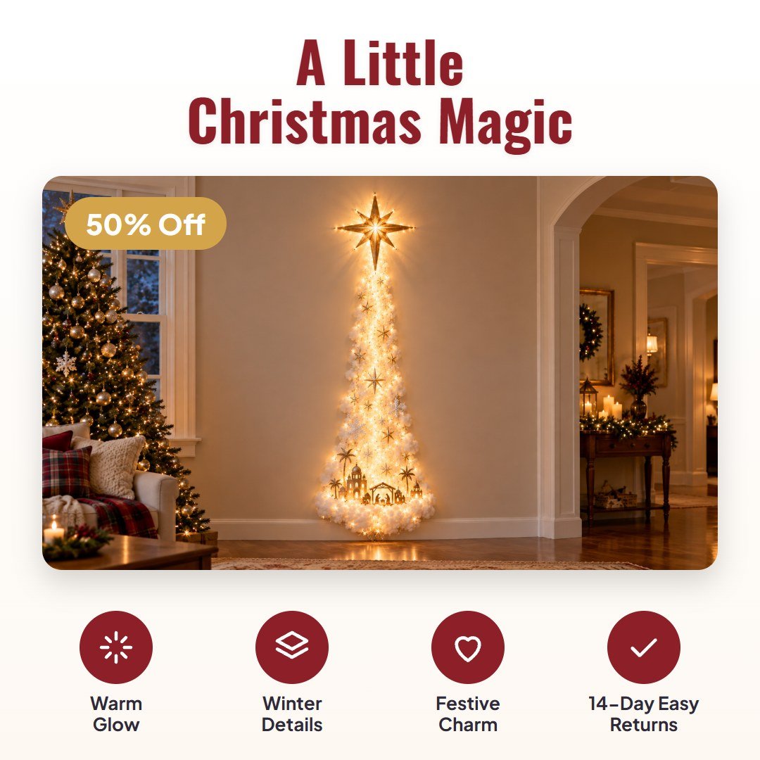 Noella™ Christmas Wall Light - Hartwella