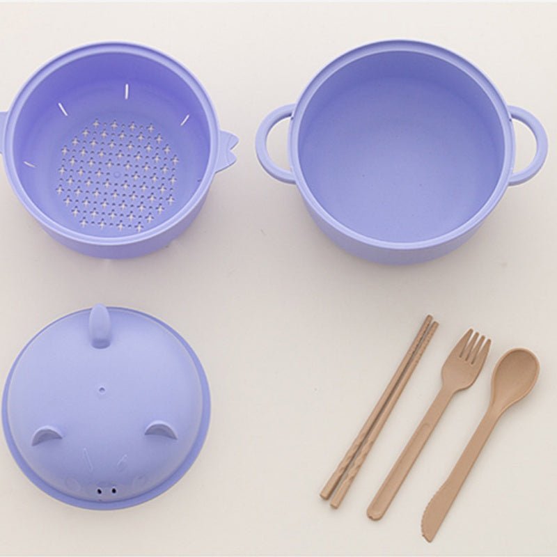 Noodle Bowl Set | 1300ml with Lid and Cutlery - Hartwella