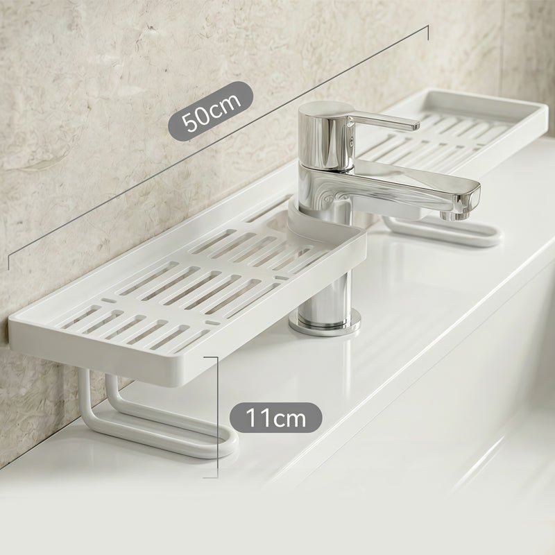 Nora Under Sink Organizer | No-Drill, Rapid-Drainage Design, Durable Plastic - Hartwella