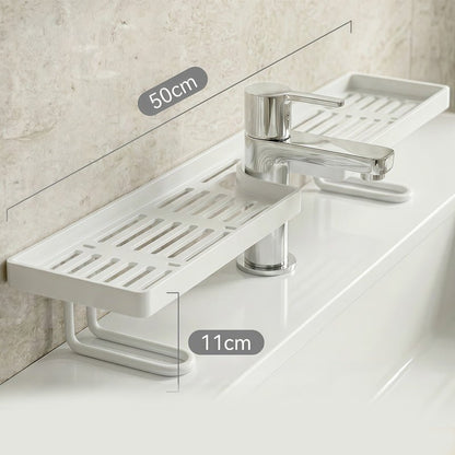 Nora Under Sink Organizer | No-Drill, Rapid-Drainage Design, Durable Plastic - Hartwella