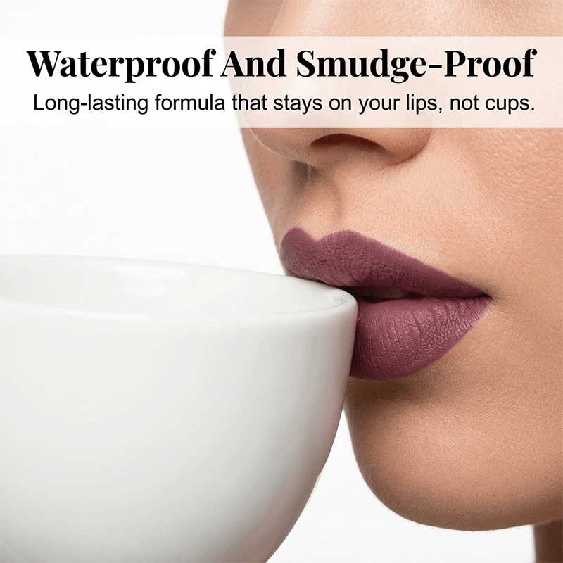 Nori Matte Lipstick | Waterproof, 12 Stunning Shades - Hartwella