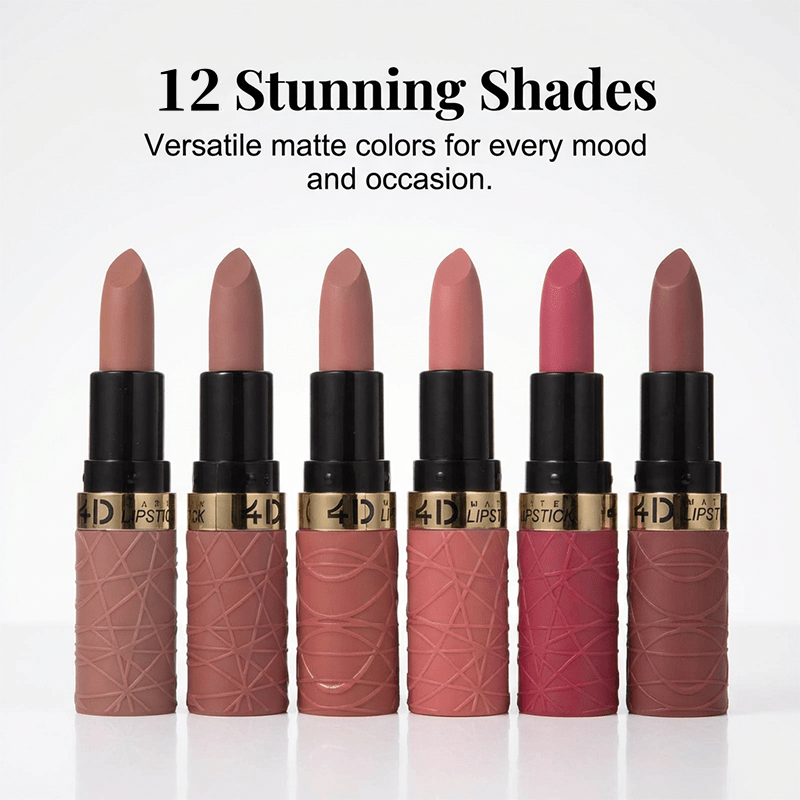 Nori Matte Lipstick | Waterproof, 12 Stunning Shades - Hartwella