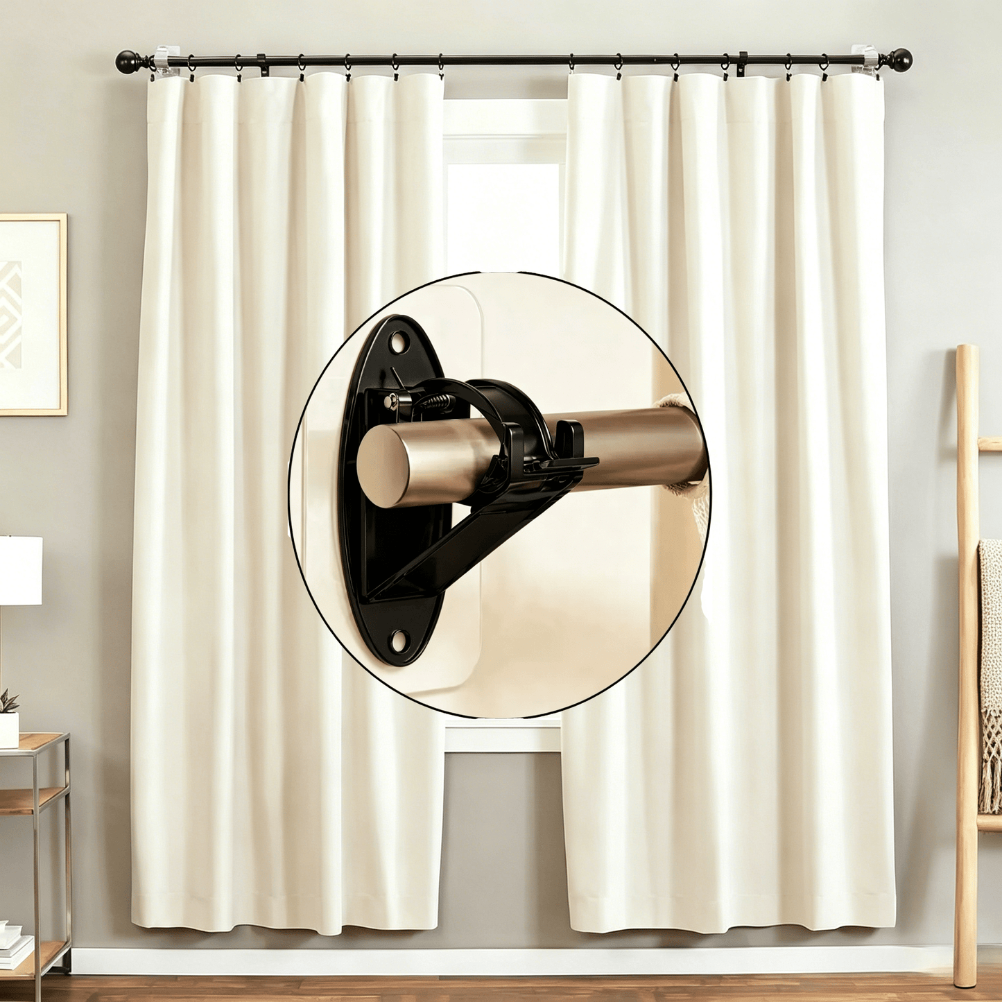 Nova Rod Brackets | Self-Adhesive, No Drill Required - Hartwella