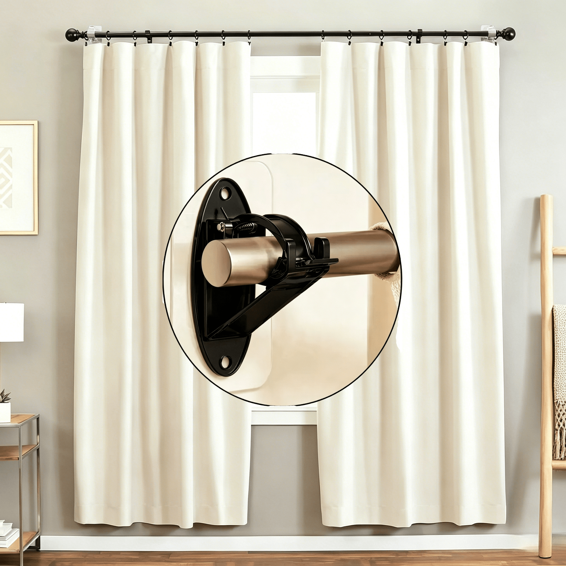 Nova Rod Brackets | Self-Adhesive, No Drill Required - Hartwella