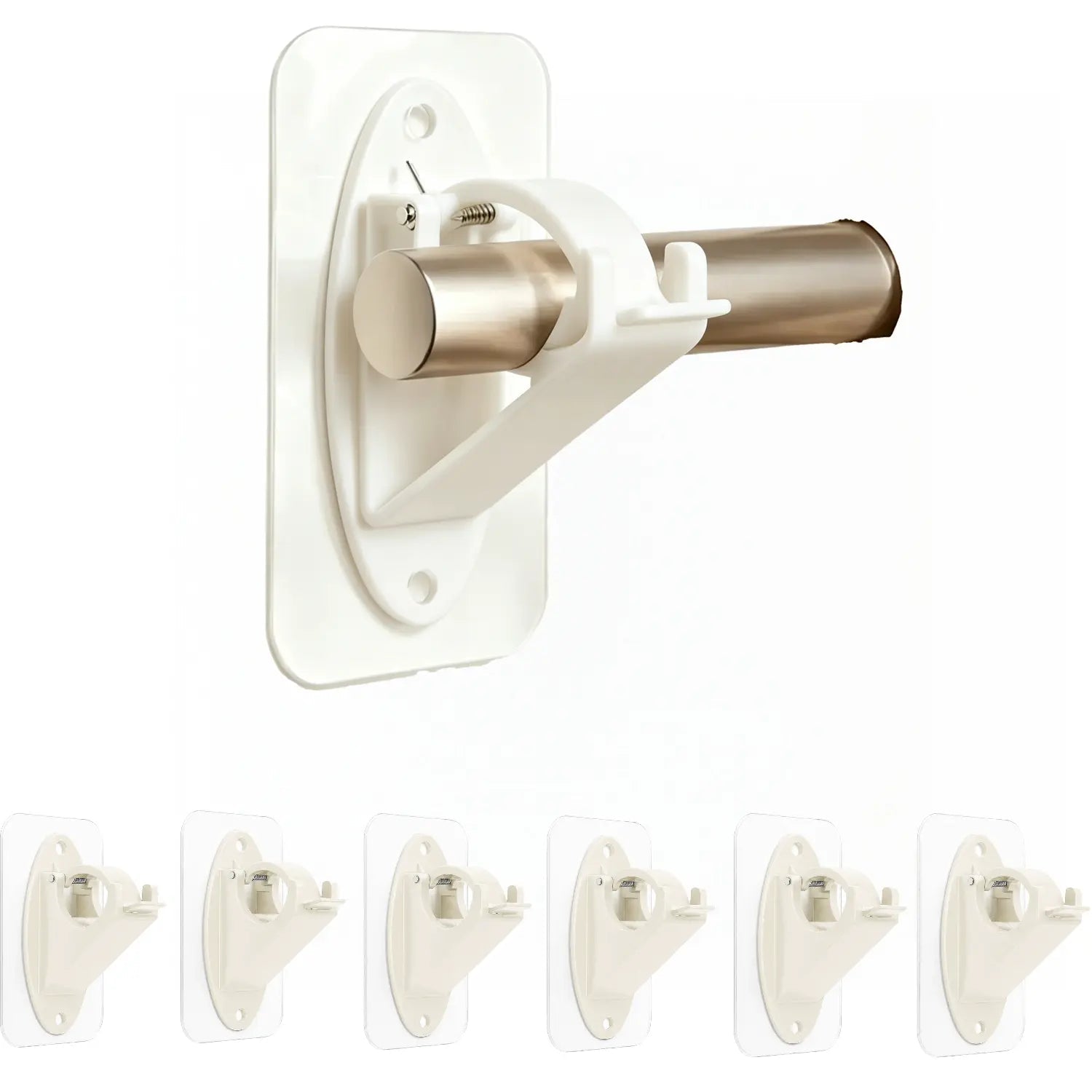 Nova Rod Brackets | Self-Adhesive, No Drill Required - Hartwella