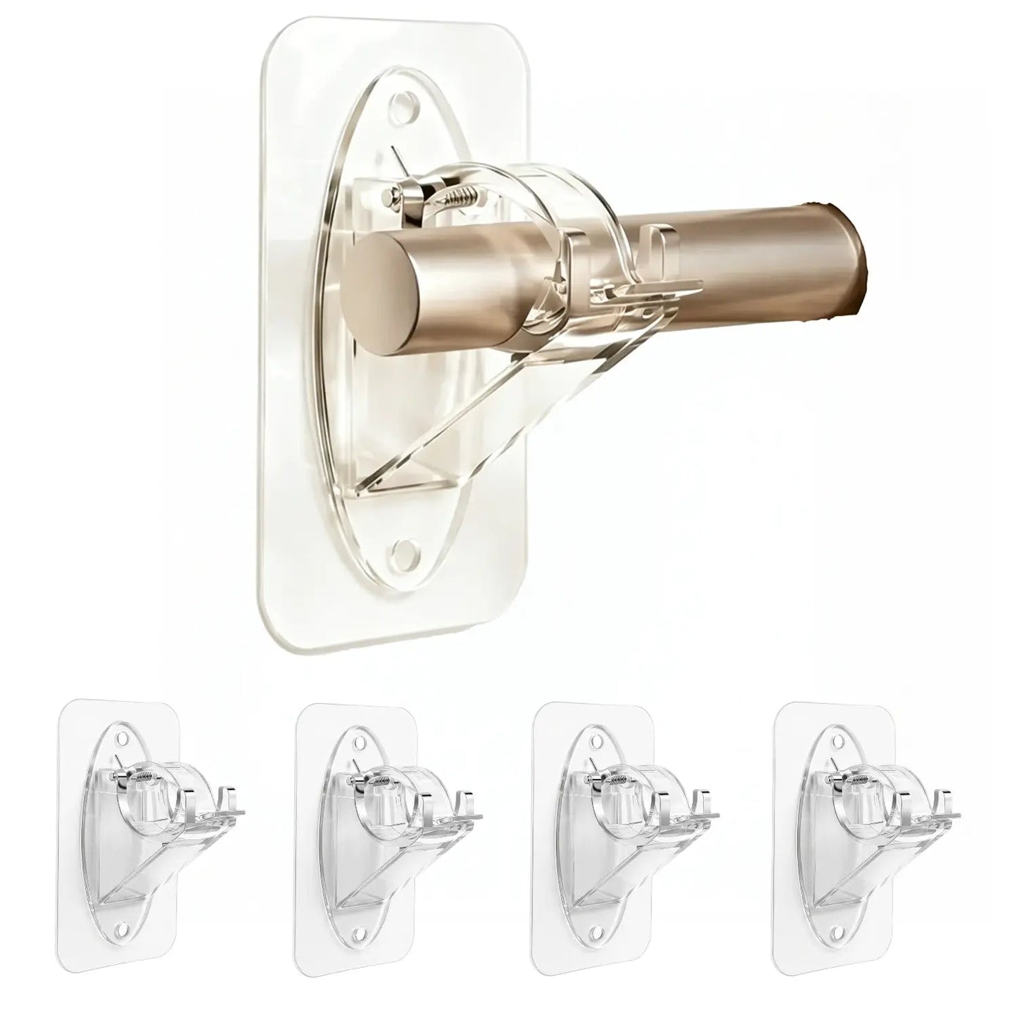 Nova Rod Brackets | Self-Adhesive, No Drill Required - Hartwella