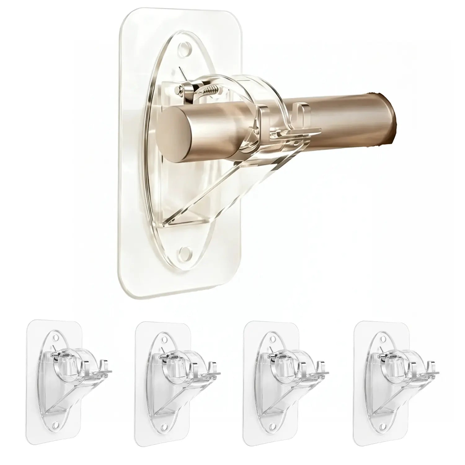 Nova Rod Brackets | Self-Adhesive, No Drill Required - Hartwella