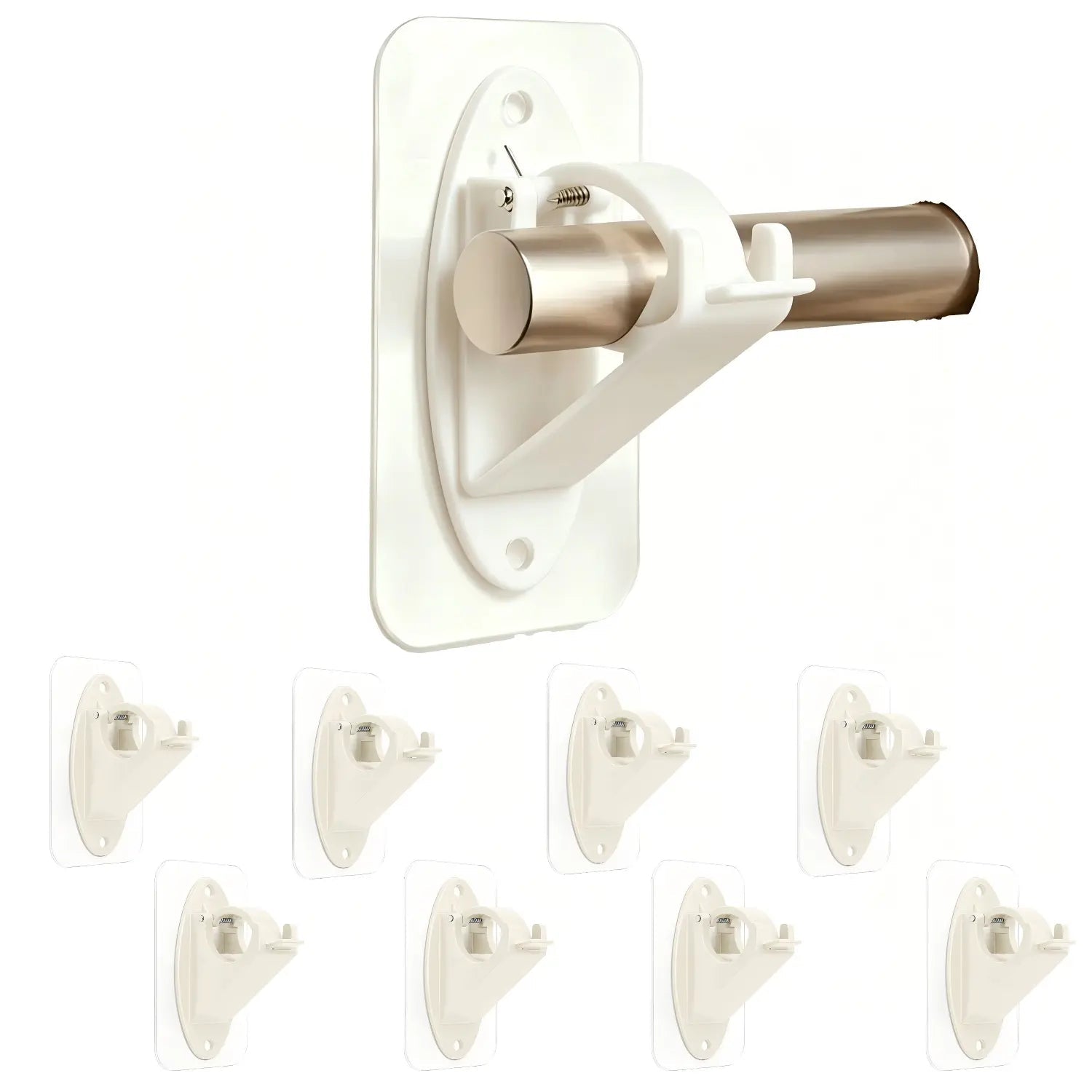 Nova Rod Brackets | Self-Adhesive, No Drill Required - Hartwella