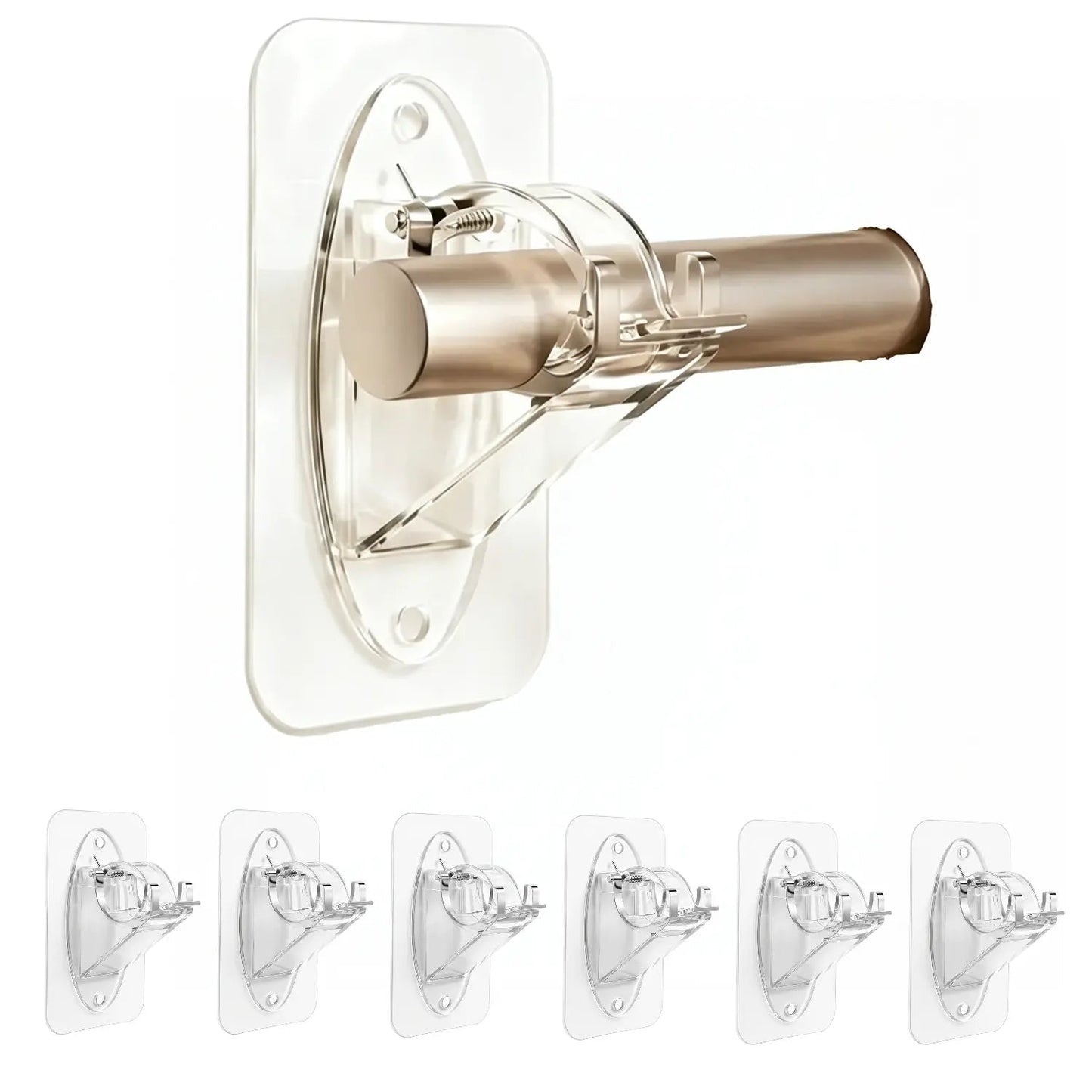 Nova Rod Brackets | Self-Adhesive, No Drill Required - Hartwella