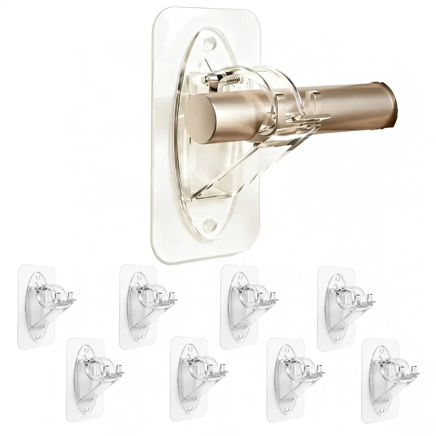 Nova Rod Brackets | Self-Adhesive, No Drill Required - Hartwella