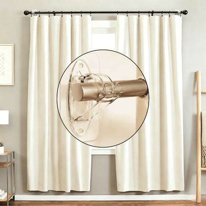 Nova Rod Brackets | Self-Adhesive, No Drill Required - Hartwella
