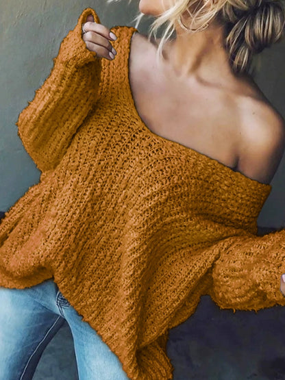 Oriana Off-the-Shoulder Sweater | Lightweight, Casual Fit - Hartwella