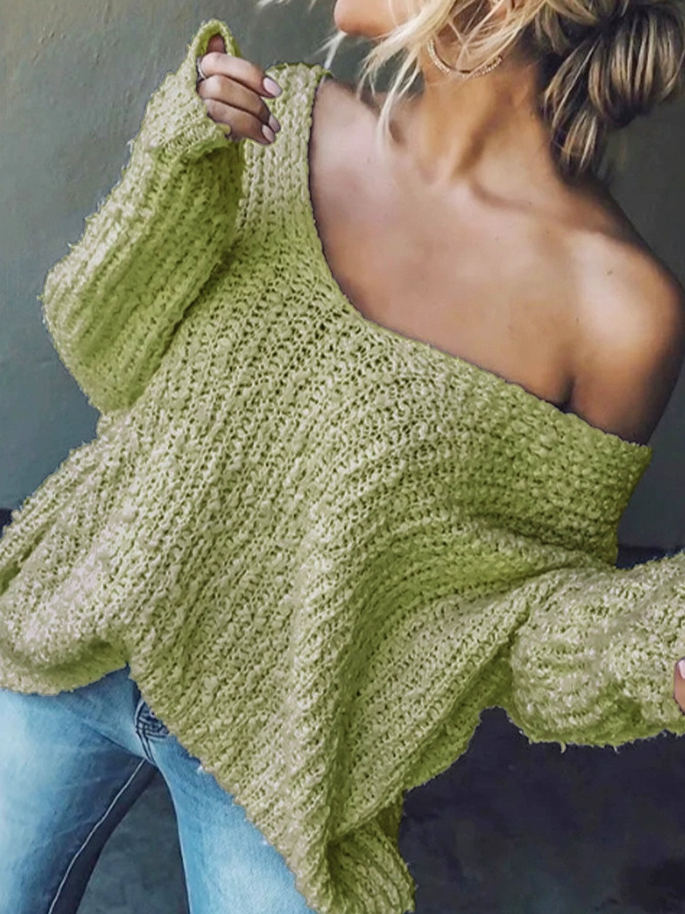 Oriana Off-the-Shoulder Sweater | Lightweight, Casual Fit - Hartwella