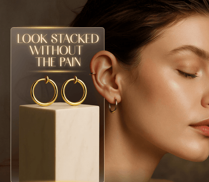 Orlina Comfort Earrings | Retractable, Hypoallergenic - Hartwella