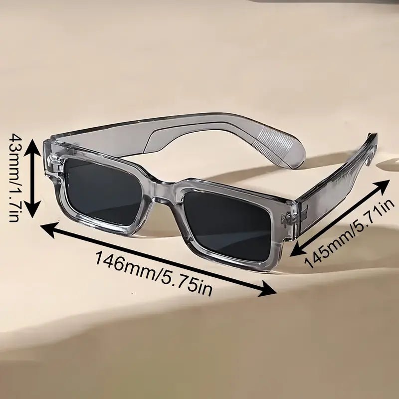Parker Rectangular Sunglasses | Durable Acetate Frame - Hartwella