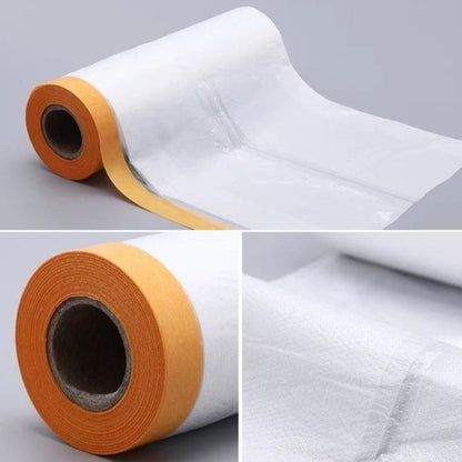 Pavo Barrier Film | Pre-Taped, Dust Protection, 10m x 1m - Hartwella