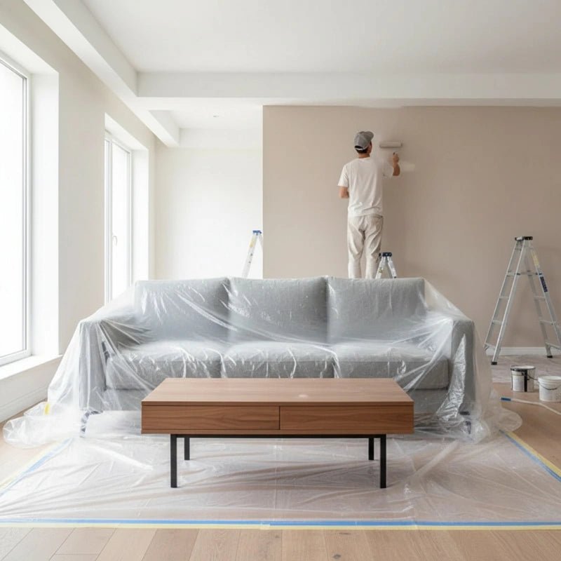 Pavo Barrier Film | Pre-Taped, Dust Protection, 10m x 1m - Hartwella