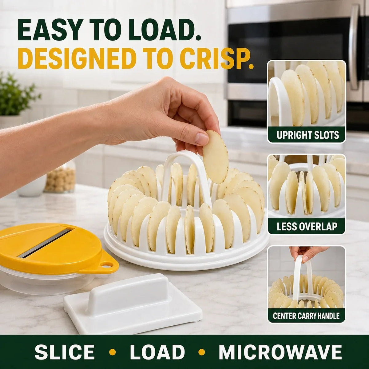 Pavo Chip Maker | Oil-Free, Includes Slicer Bowl Set - Hartwella