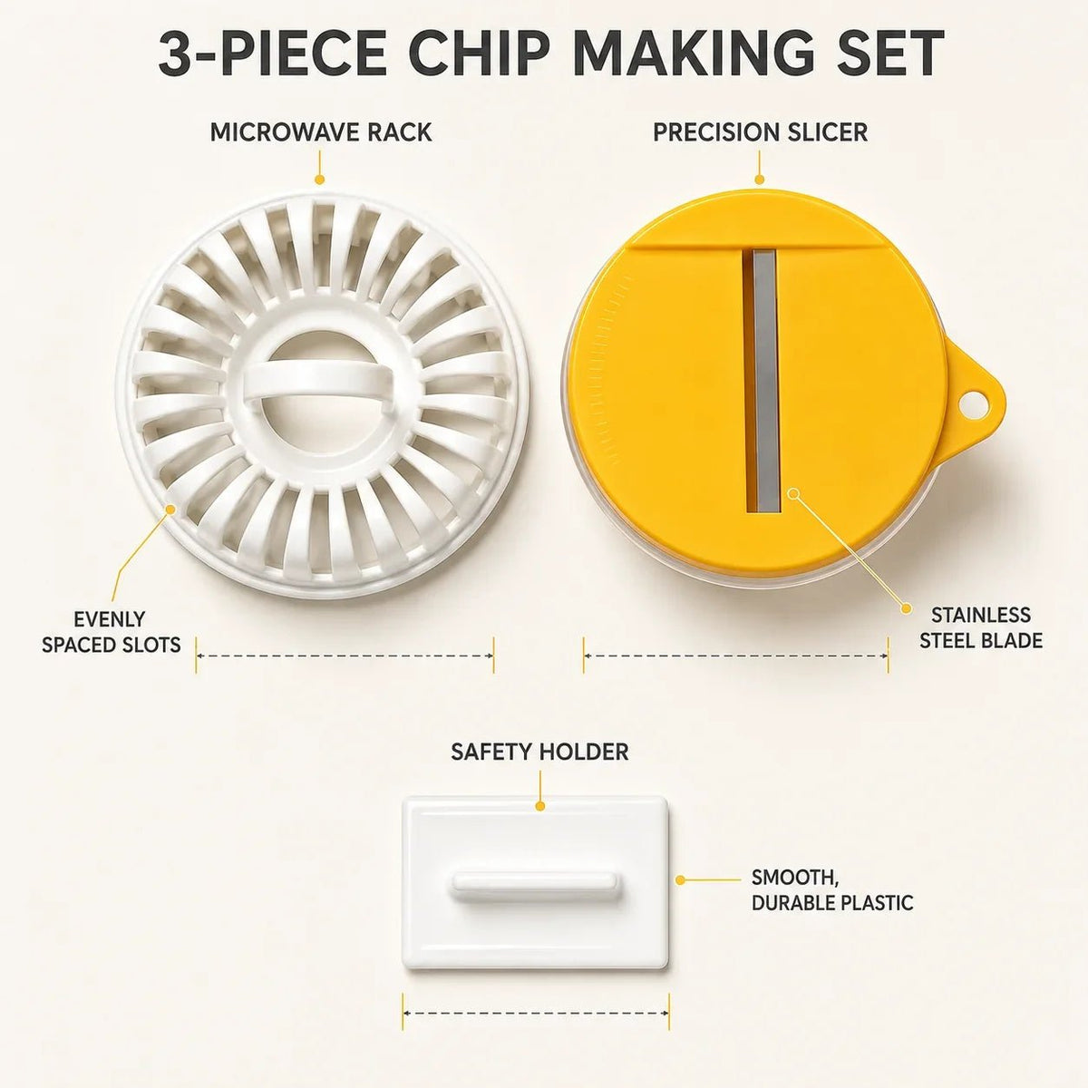 Pavo Chip Maker | Oil-Free, Includes Slicer Bowl Set - Hartwella