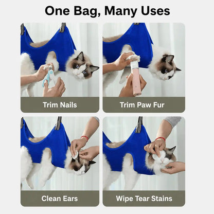 Pavo Pet Grooming Hammock | Breathable Mesh, Heavy-Duty Safety for Dogs and Cats - Hartwella