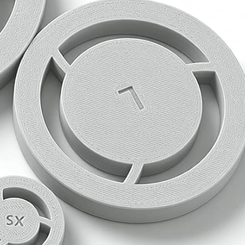 Pavo Pottery Tool | Multi-Size Clay Foot Ring Template for Trimming - Hartwella