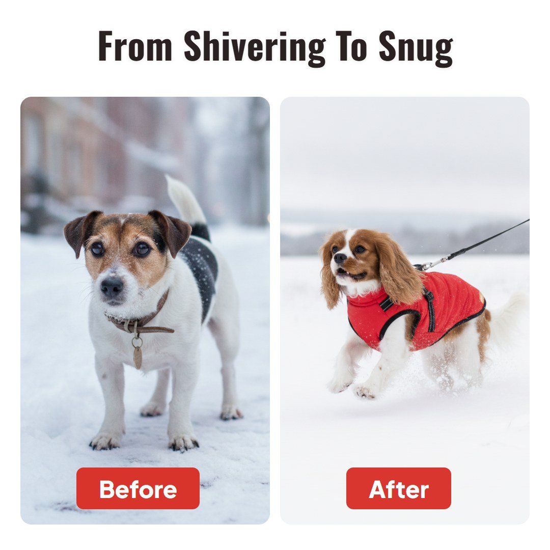 Pawcoat™ 3-in-1 Dog Winter Jacket - Hartwella