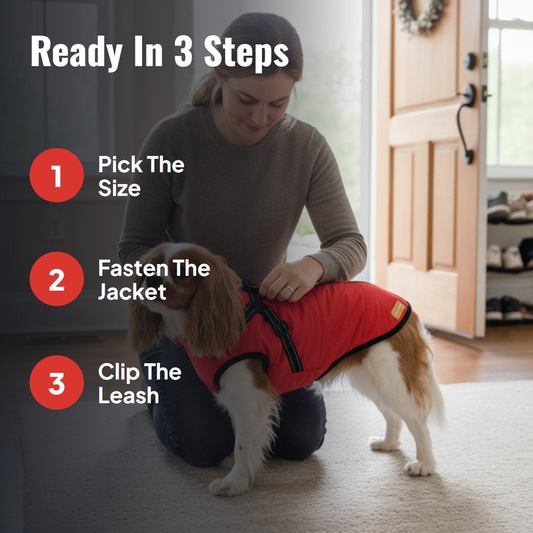 Pawcoat™ 3-in-1 Dog Winter Jacket