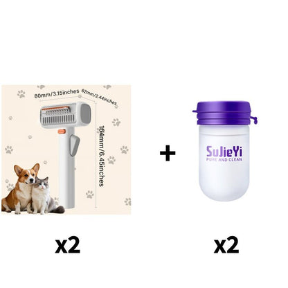 Pawfect Grooming Comb | 2 - in - 1 Dematting Tool for Dogs and Cats - Hartwella