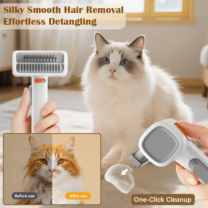 Pawfect Grooming Comb | 2 - in - 1 Dematting Tool for Dogs and Cats - Hartwella