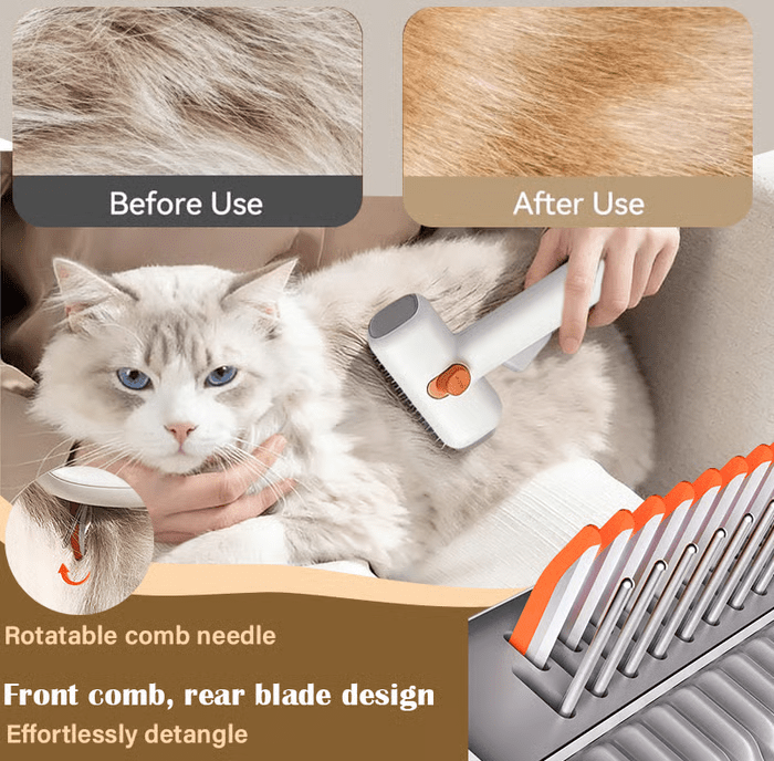 Pawfect Grooming Comb | 2 - in - 1 Dematting Tool for Dogs and Cats - Hartwella