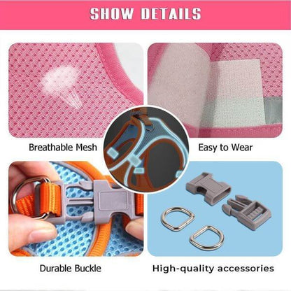 Pawfect Vest Leash | Lightweight, Breathable Design - Hartwella