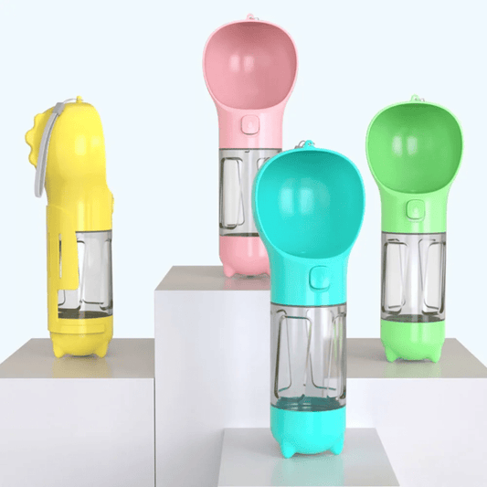 Pawlo Portable Dog Water Bottle | 3-in-1 Leakproof Dispenser for Travel & Hydration - Hartwella