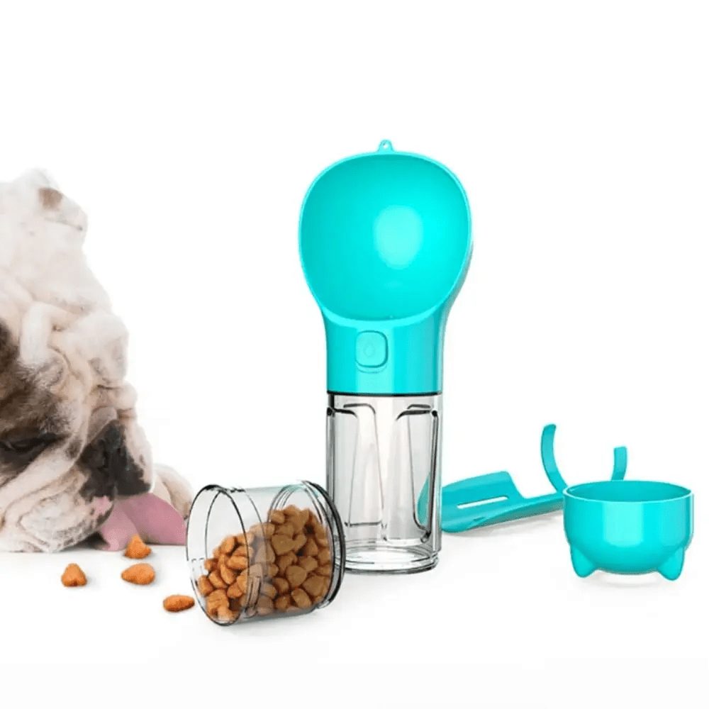 Pawlo Portable Dog Water Bottle | 3-in-1 Leakproof Dispenser for Travel & Hydration - Hartwella