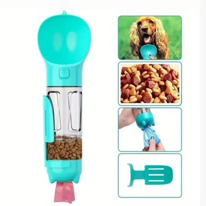 Pawlo Portable Dog Water Bottle | 3-in-1 Leakproof Dispenser for Travel & Hydration - Hartwella