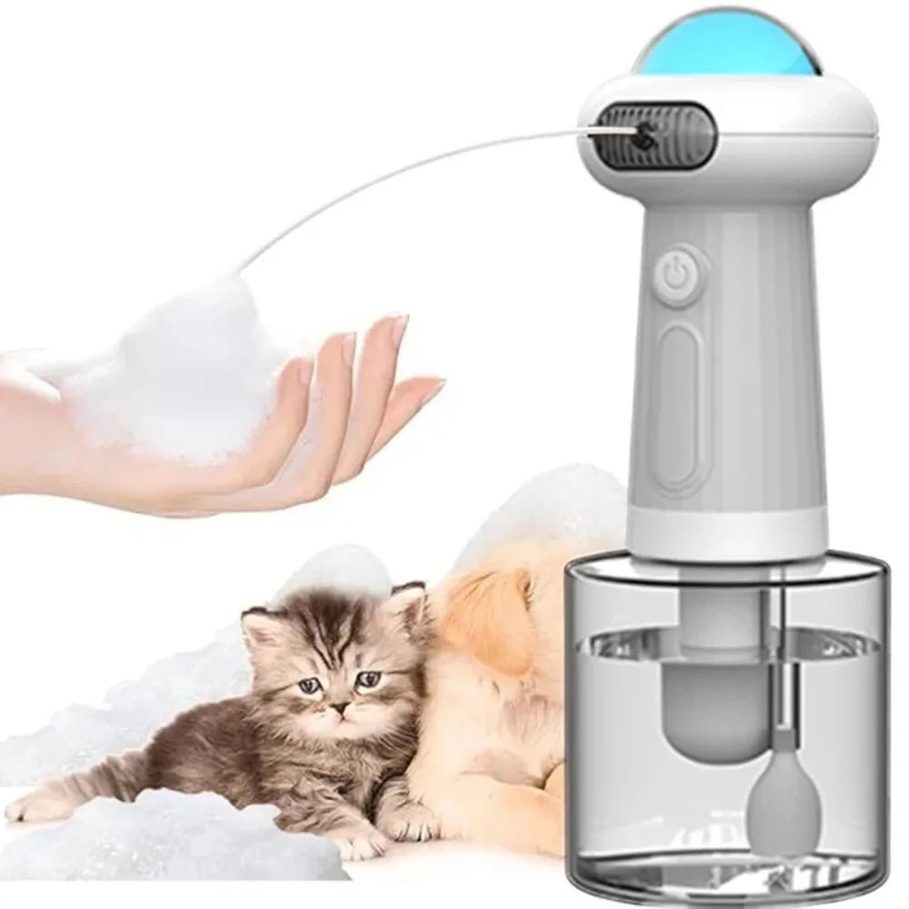 Pawz Automatic Pet Bathing Machine | Portable Foam Dispenser, Compact Design - Hartwella