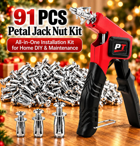 Paxel Tool Set | 91-Piece Kit with M4/M5/M6 Hollow Wall Anchors and Installation Pliers - Hartwella