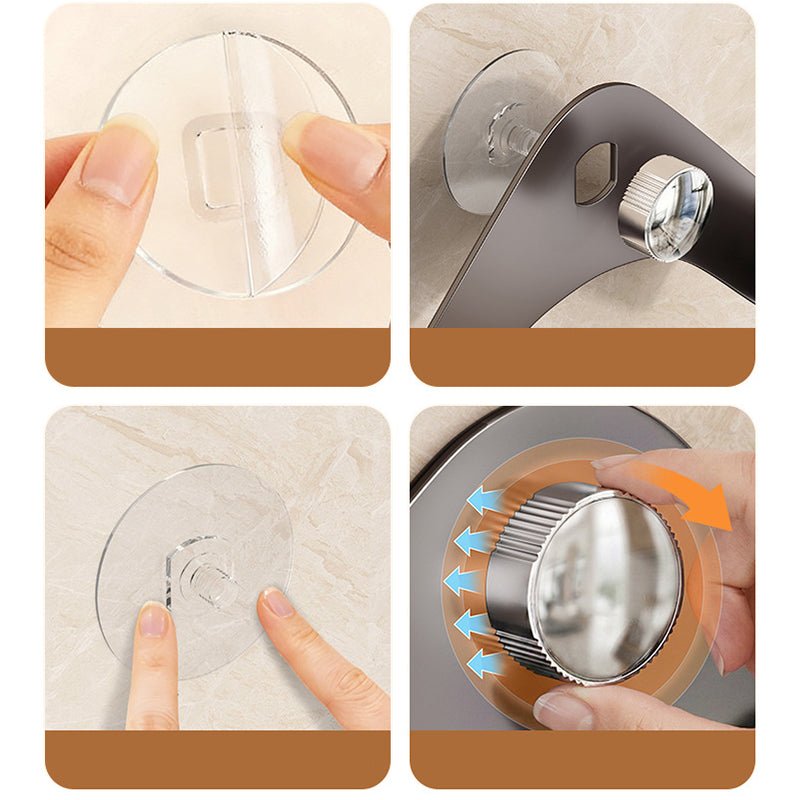 Paxis Pot Lid Organizer | No-Drill Suction Cup, Space-Saving Design - Hartwella