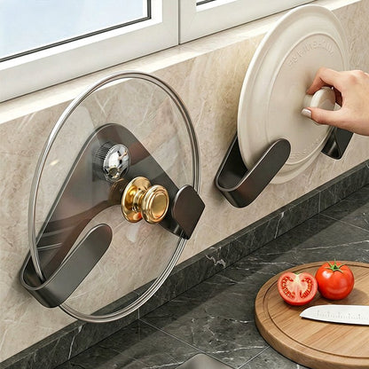 Paxis Pot Lid Organizer | No-Drill Suction Cup, Space-Saving Design - Hartwella