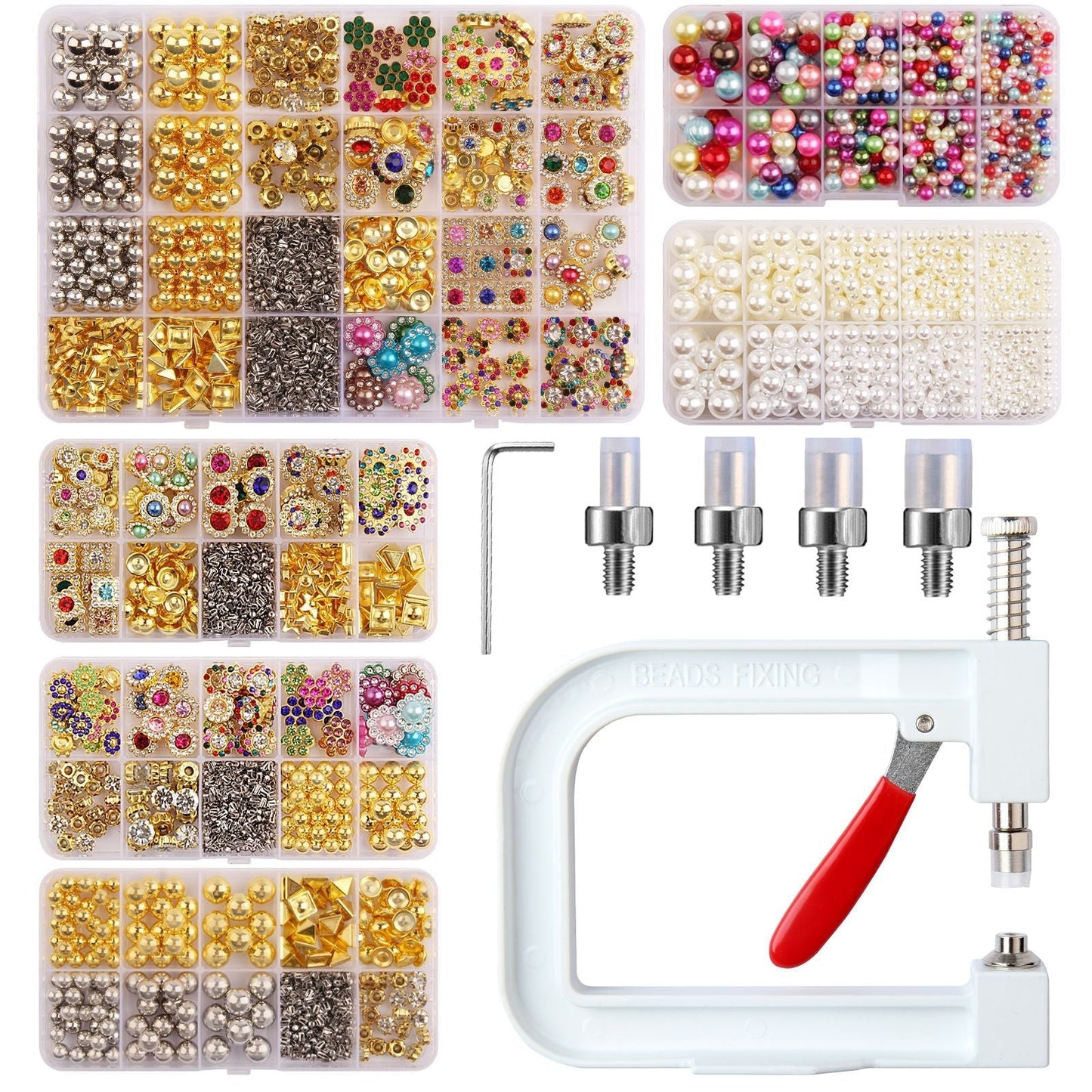 PearlCraft DIY Machine | Manual Lever-Press for Easy Pearl Setting - Hartwella