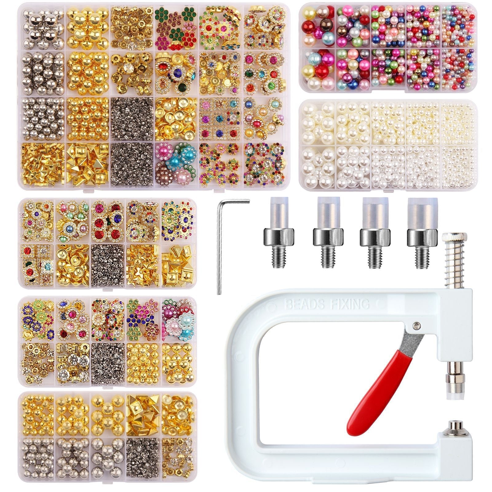 PearlCraft DIY Machine | Manual Lever-Press for Easy Pearl Setting - Hartwella