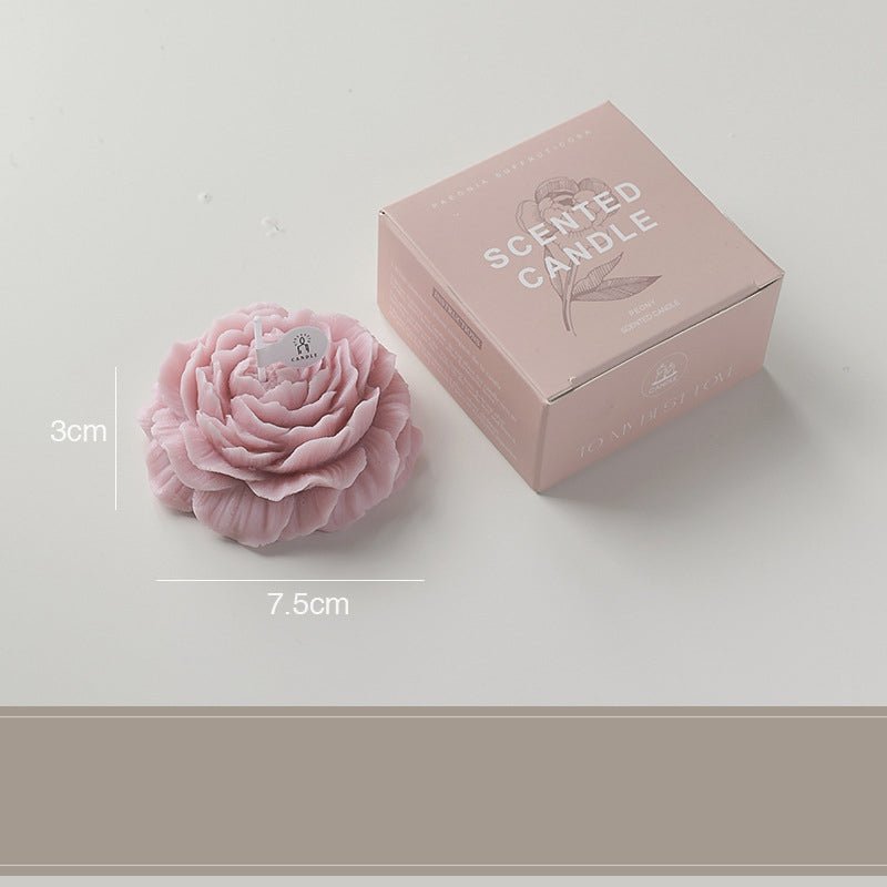 Pearly Peony Candle | Floral Scented Gift - Hartwella