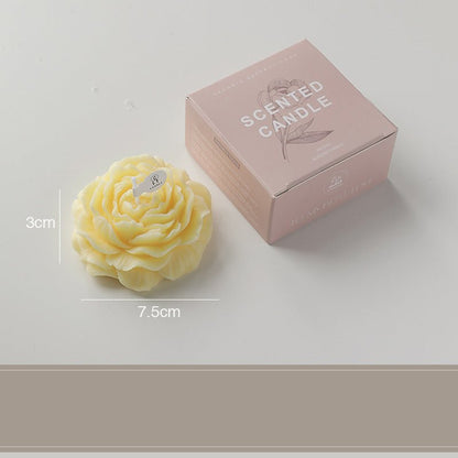 Pearly Peony Candle | Floral Scented Gift - Hartwella