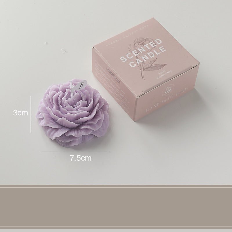 Pearly Peony Candle | Floral Scented Gift - Hartwella