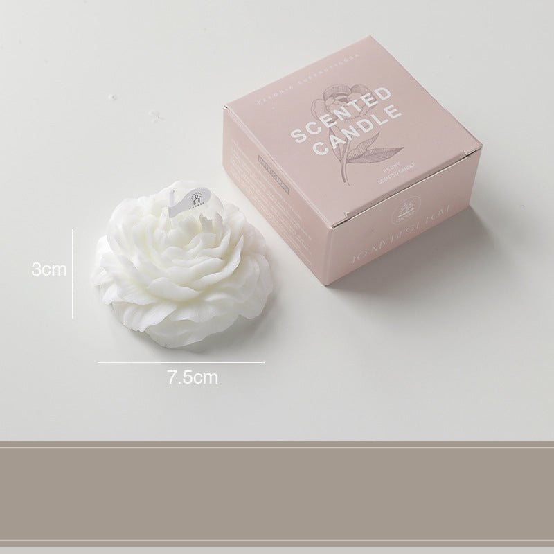 Pearly Peony Candle | Floral Scented Gift - Hartwella