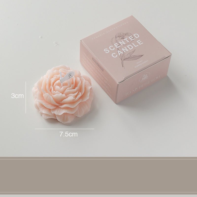 Pearly Peony Candle | Floral Scented Gift - Hartwella
