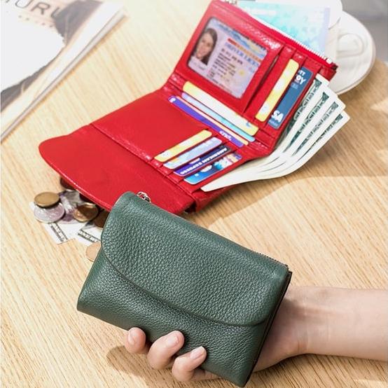 Pella Leather Wallet | Genuine Leather, Slim Design, Multi-Function - Hartwella