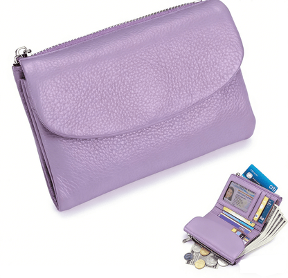 Pella Leather Wallet | Genuine Leather, Slim Design, Multi-Function - Hartwella