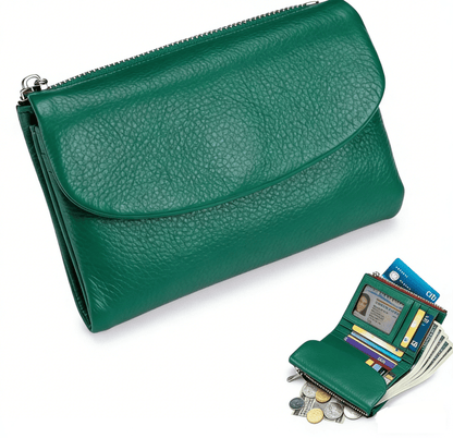 Pella Leather Wallet | Genuine Leather, Slim Design, Multi-Function - Hartwella