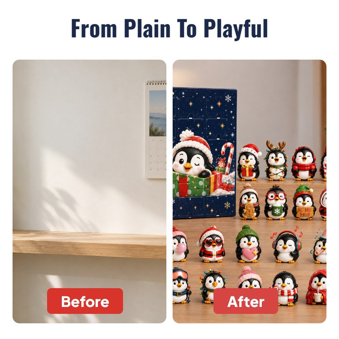 Penlo™ Penguin Advent Calendar - Hartwella